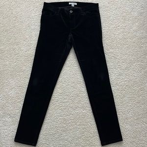 Banana Republic Black Velvet-like Pants, Size 6